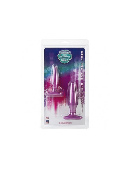 Radiant Gems Anal Trainer Kit - Purple acquista online su Porky's Store