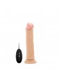 Vibrating Realistic Cock - 9" - Skin