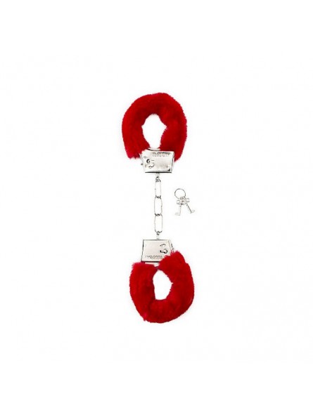 Furry Handcuffs - Red Furry Handcuffs - Red