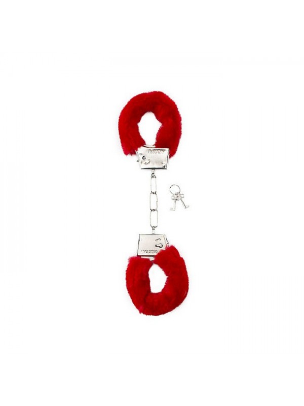 Furry Handcuffs - Red