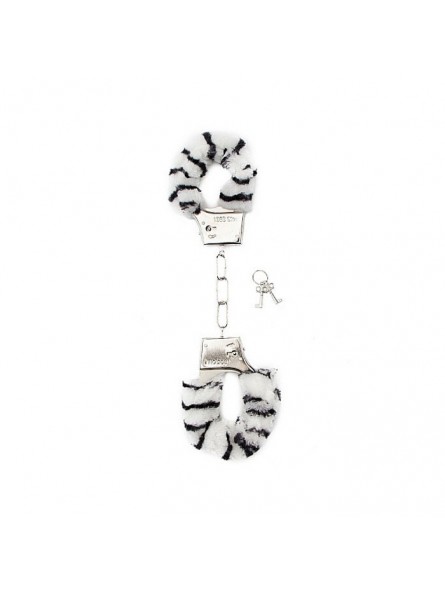 Furry Handcuffs - Zebra Furry Handcuffs - Zebra