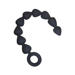 Anal Beads - Black Silicone