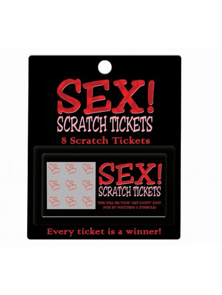 SEX! SCRATCH TICKETS