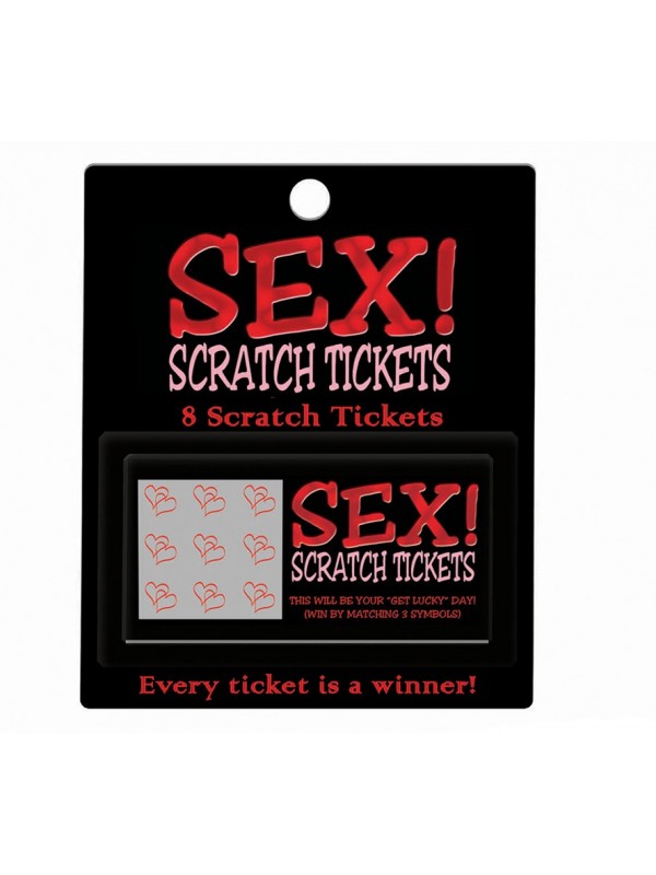 SEX! SCRATCH TICKETS