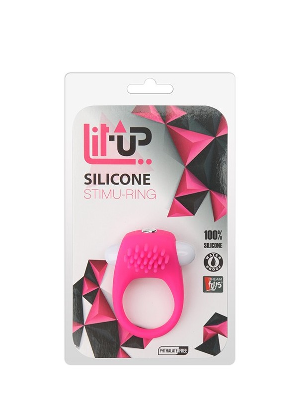ESSENTIALS SILICONE STIMU RING PINK
