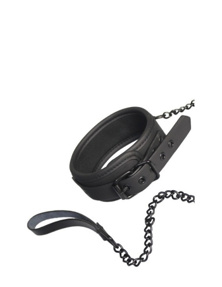 BLAZE COLLAR AND LEASH BLACK