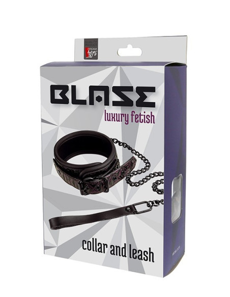 BLAZE COLLAR AND LEASH PURPLE
