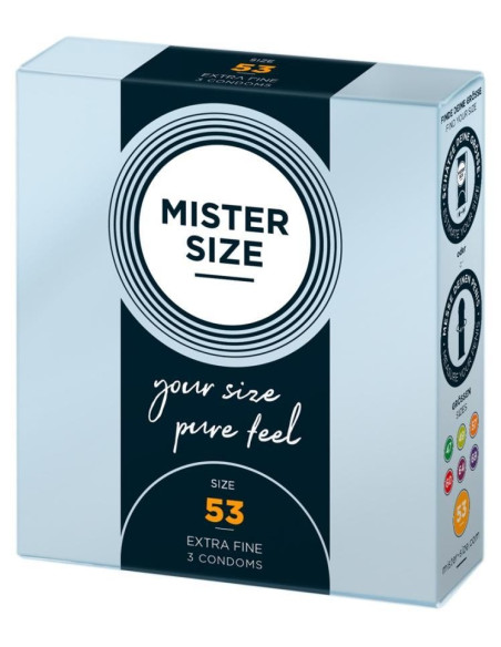 Mister Size 53mm pack of 3 acquista online su Porky's Store