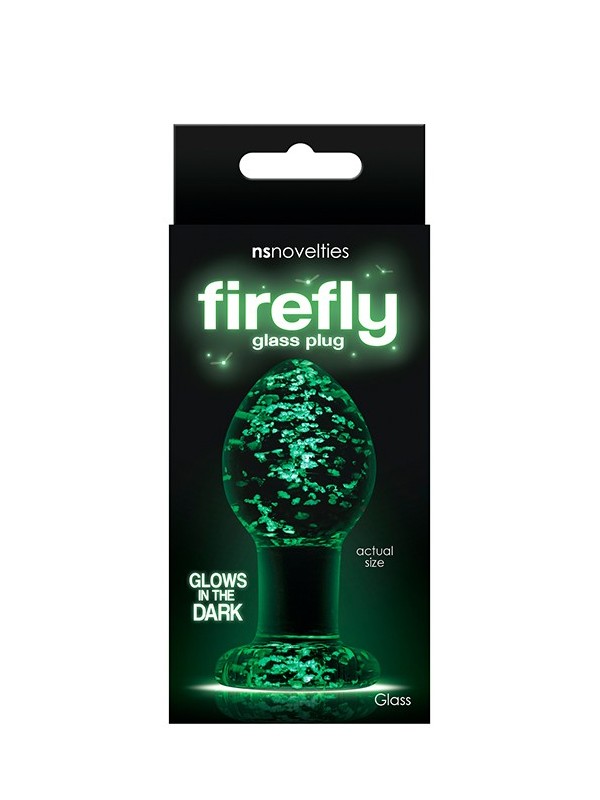 FIREFLY GLASS PLUG MEDIUM CLEAR