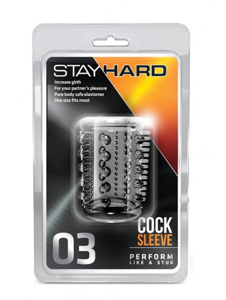 STAY HARD COCK SLEEVE 03 CLEAR