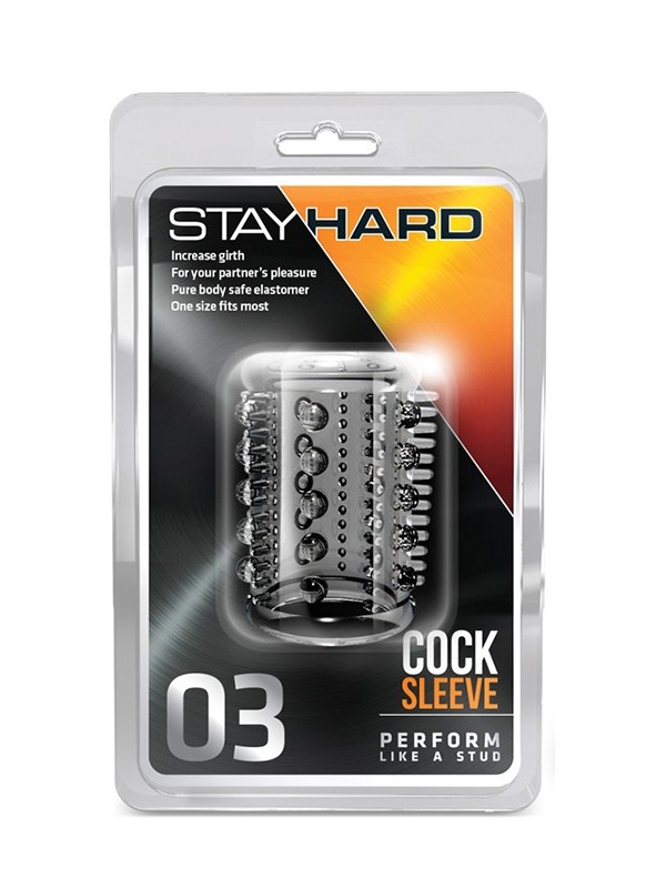 STAY HARD COCK SLEEVE 03 CLEAR