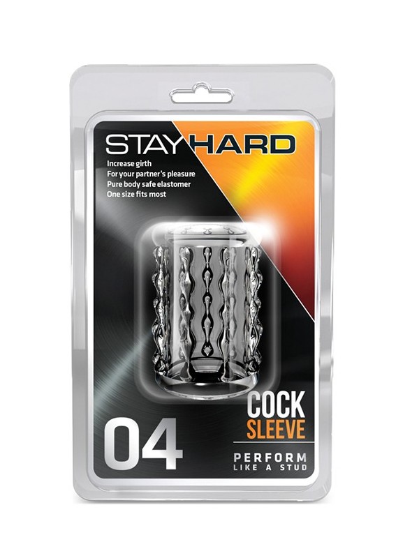 STAY HARD COCK SLEEVE 04 CLEAR