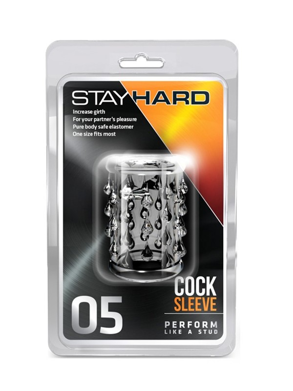 STAY HARD COCK SLEEVE 05 CLEAR