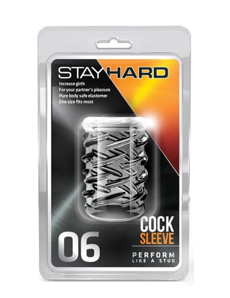 STAY HARD COCK SLEEVE 06 CLEAR