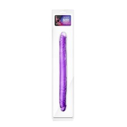 B YOURS 16 INCH DOUBLE DILDO PURPLE