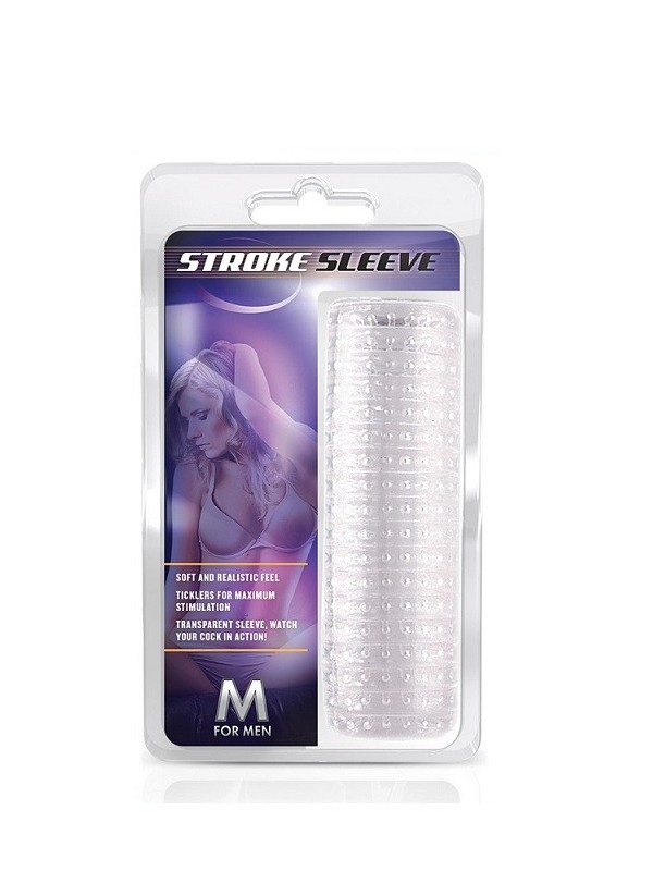 M FOR MEN STROKE SLEEVE CLEAR