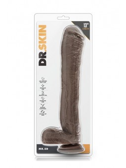 DR. SKIN MR. ED 13 INCH DILDO WITH BALLS