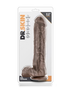 DR. SKIN MR. SAVAGE 11.5 INCH DILDO