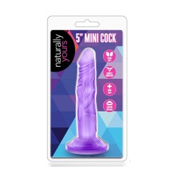 NATURALLY YOURS 5 INCH MINI COCK PURPLE