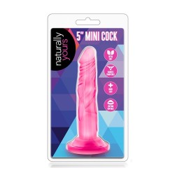 NATURALLY YOURS 5 INCH MINI COCK PINK