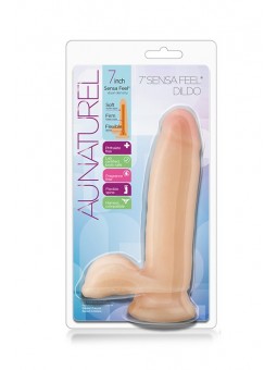 AU NATUREL 7 INCH SENSA FEEL DILDO BEIG