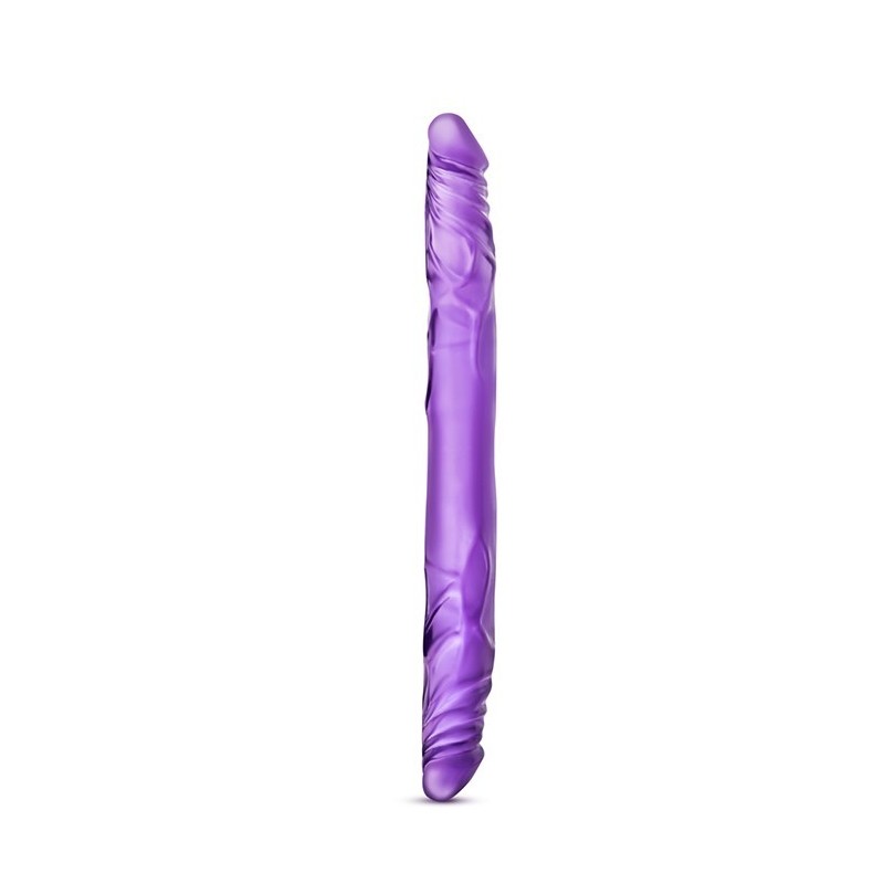 B YOURS 14 INCH DOUBLE DILDO PURPLE