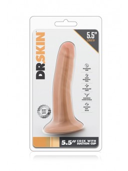 DR. SKIN 5.5 INCH COCK WITH SUCTION CUP