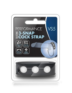 PERFORMANCE VS5 3 SNAP COCK STRAP BLACK