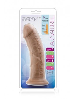 AU NATURAL 8 INCH DILDO MOCHA