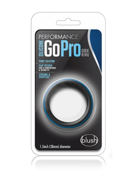 PERFORMANCE SILICONE GO PRO COCK RING BL