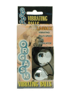 ORGASM VIBRATING BALL - SILVER