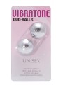 VIBRATONE DUO BALLS SILVER BLISTERCARD