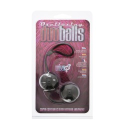 MARBILIZED DUO BALLS - BLACK
