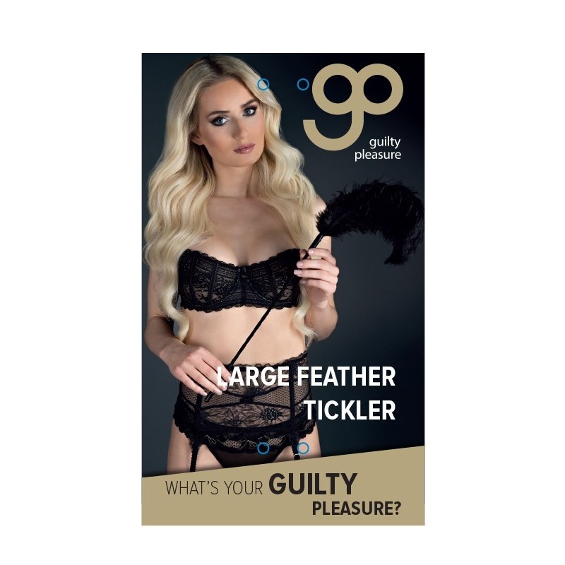 GP LARGE FEATHER TICKLER BLACK