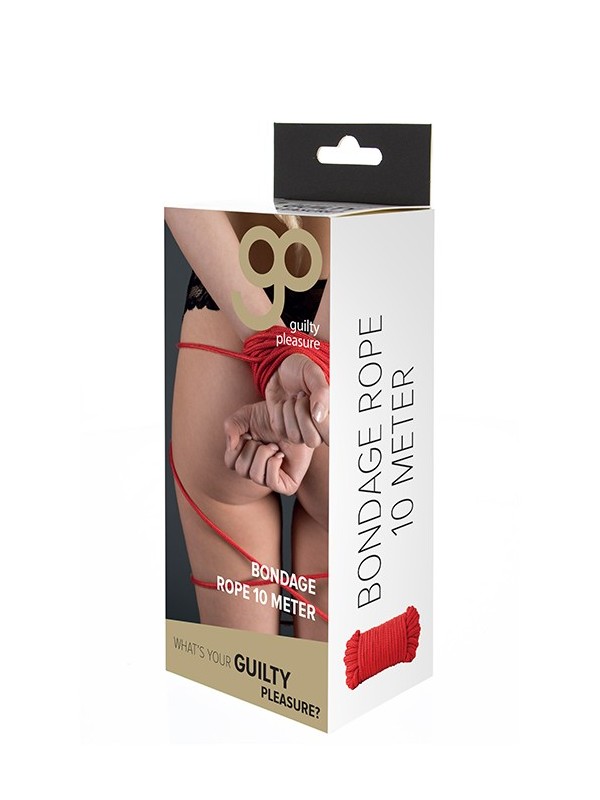 GP BONDAGE ROPE 10M RED