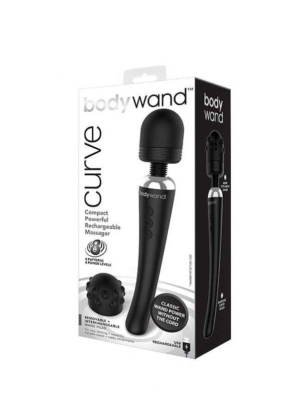 BODYWAND CURVE RECHARGEABLE BLACK