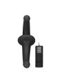 Vibrating Silicone Strapless Strapon -Bl