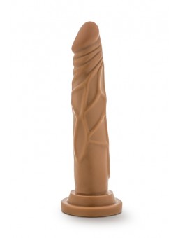 DR. SKIN REALISTIC COCK 7.5 INCH MOCHA