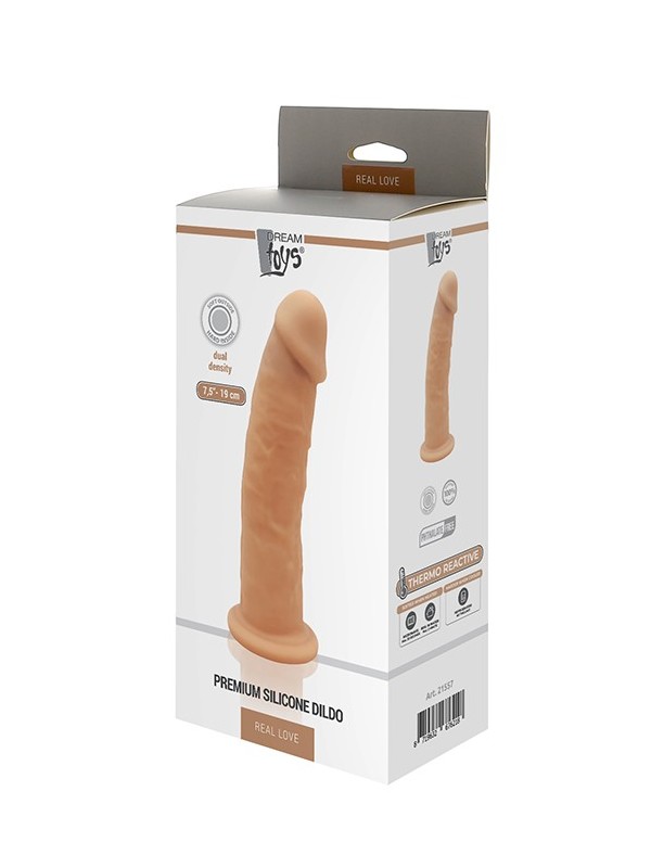 ESSENTIALS DILDO 7.5INCH FLESH