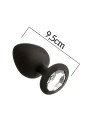MAI No.49 ANAL PLUG WITH STONE L BLACK