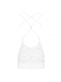 860-CHE chemise & thong white