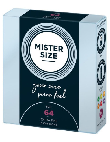 Mister Size 64mm pack of 3 acquista online su Porky's Store