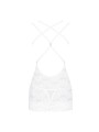860-CHE chemise & thong white