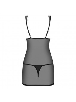 869-CHE-1 chemise & thong black