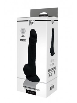 REAL LOVE DILDO 9.5INCH BLACK