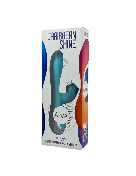 CARIBBEAN SHINE BLUE - vibrator - 8' acquista online su Porky's Store