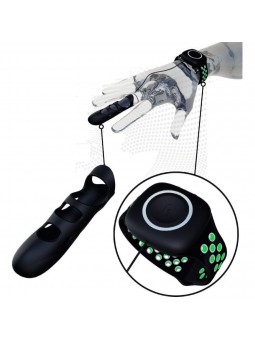 Touché S - Green-Black - Finger Vibrator