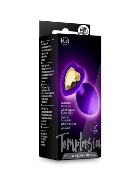 TEMPTASIA BLING PLUG SMALL PURPLE