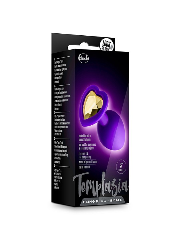 TEMPTASIA BLING PLUG SMALL PURPLE