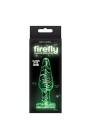 FIREFLY GLASS TAPERED PLUG MEDIUM CLEAR
